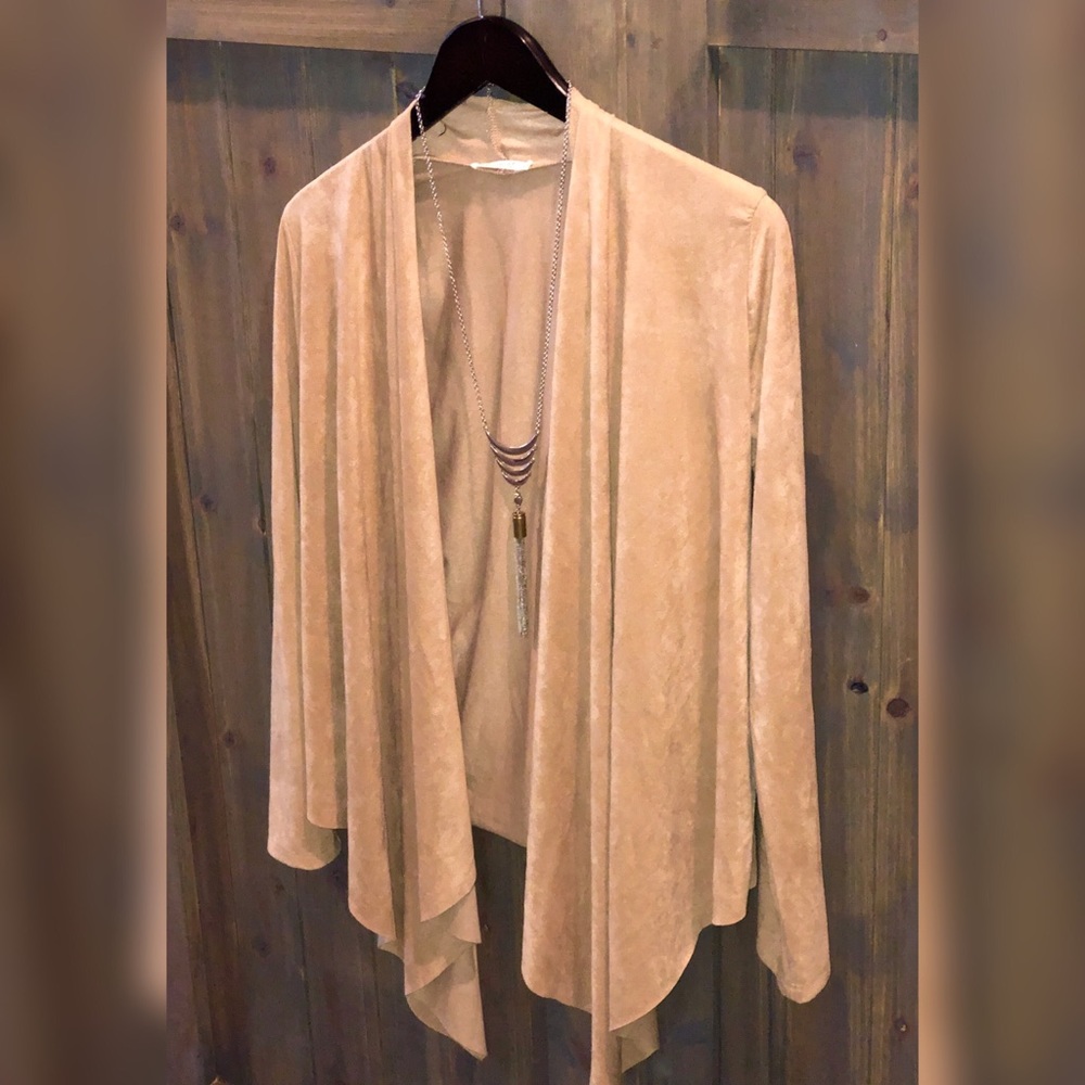 Suade cardigan